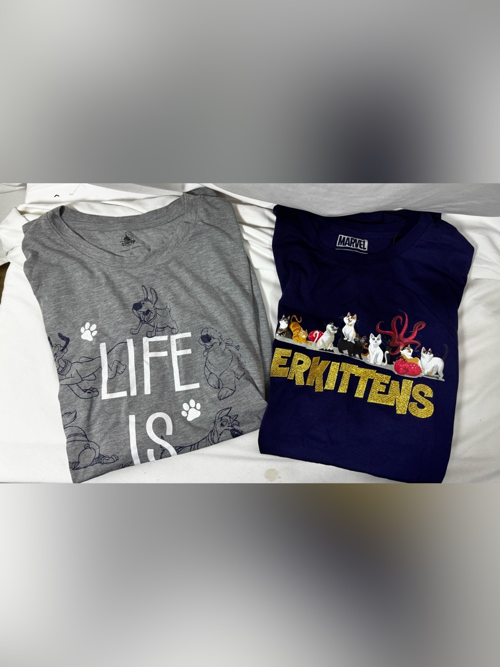 NWT Set of 2 Disney Parks/Box Lunch Disney Character short sleeve tee XL 2X